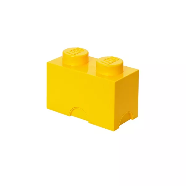 LEGO STORAGE BRICK 2 tárolódoboz 2,6 literes, sárga 40021732