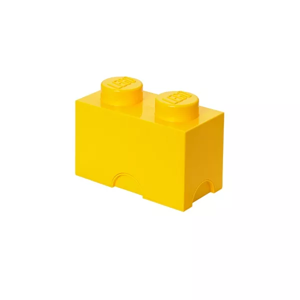 LEGO Tárolódoboz 2x1, sárga (2,6 literes)