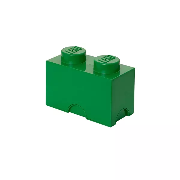 LEGO STORAGE BRICK 2 tárolódoboz 2,6 literes, zöld 40021734