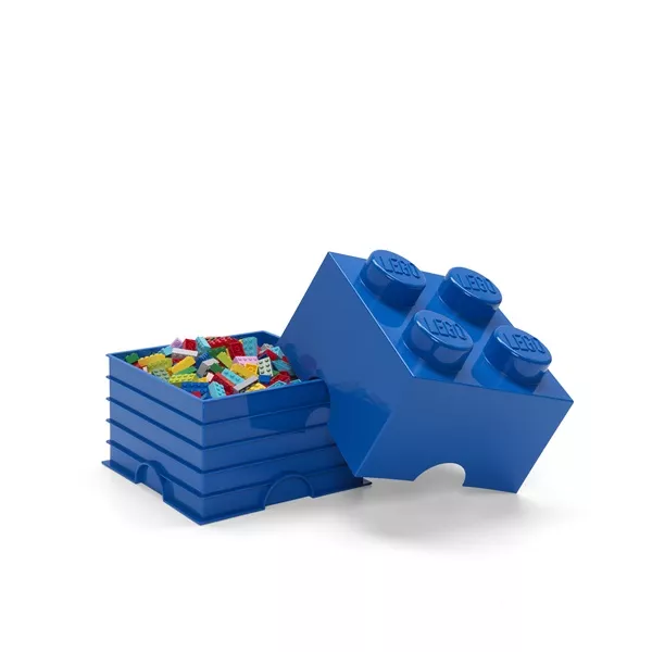 LEGO STORAGE BRICK 4 tárolódoboz 5,6 literes, kék 40031731
