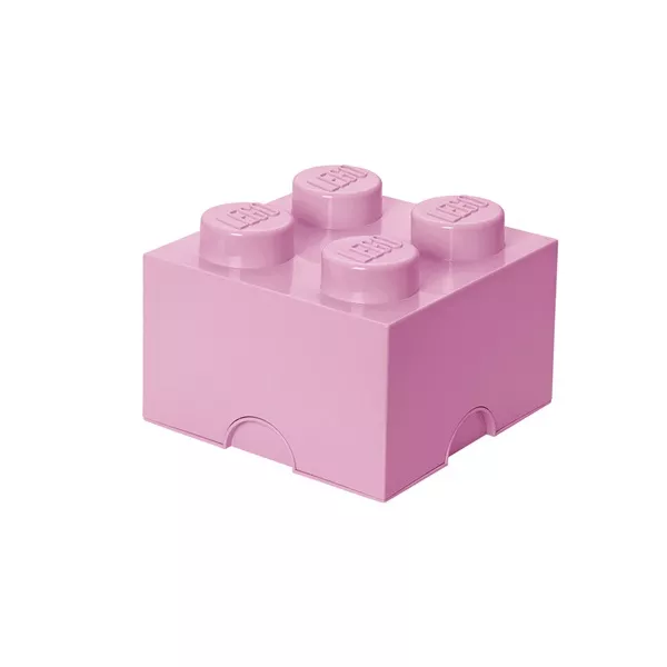 LEGO STORAGE BRICK 4 tárolódoboz 5,6 literes, rózsaszín 40031738