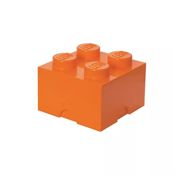 LEGO STORAGE BRICK 4 tárolódoboz 5,6 literes, narancssárga 40031760