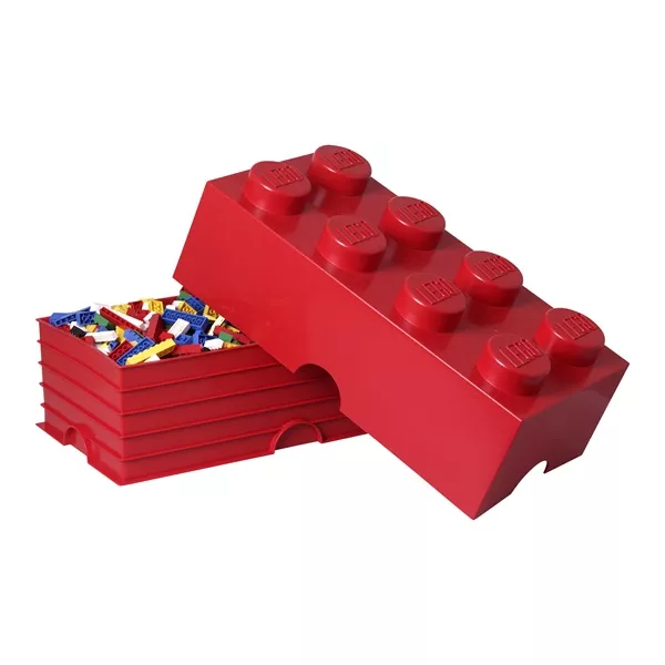 LEGO STORAGE BRICK 8 tárolódoboz 12,1 literes, piros 40041730