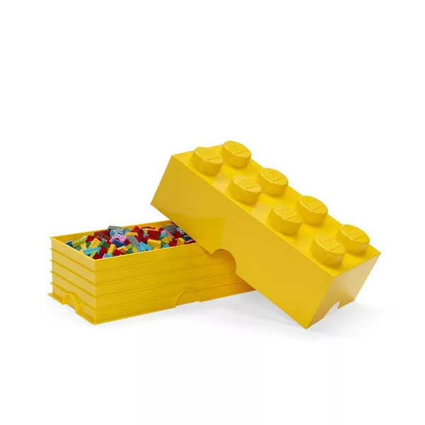 LEGO STORAGE BRICK 8 tárolódoboz 12,1 literes, sárga 40041732