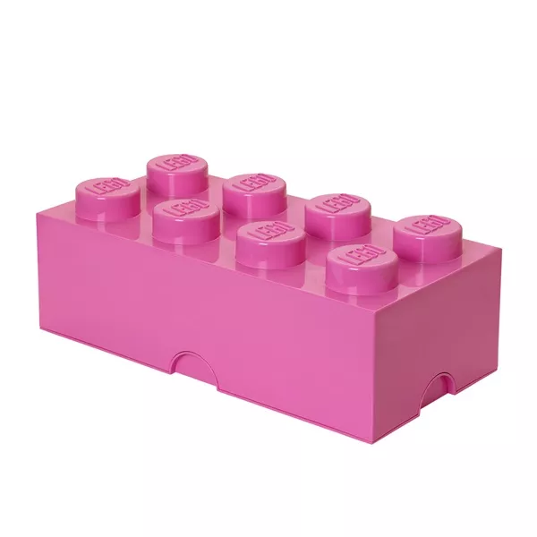 LEGO STORAGE BRICK 8 tárolódoboz 12,1 literes, rózsaszín 40041739