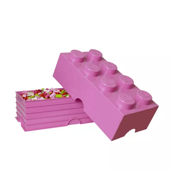 LEGO® Tárolódoboz, rózsaszín (16,9 literes)