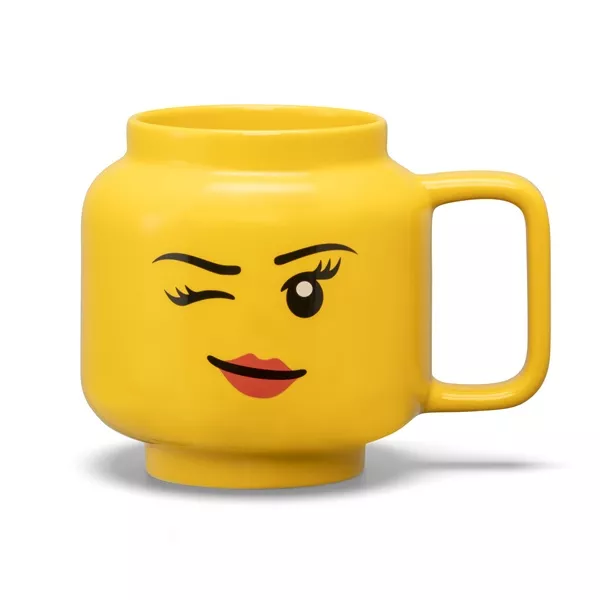 LEGO CERAMIC MUG LARGE WINKING GIRL kerámia bögre 530ml 41460803