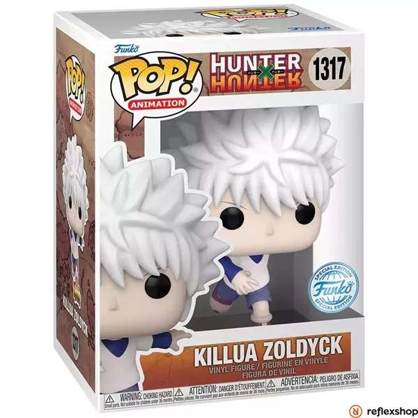 Funko POP! (1317) Animation: Hunter x Hunter - Killua Zoldyck with Skateboard (SE) figura