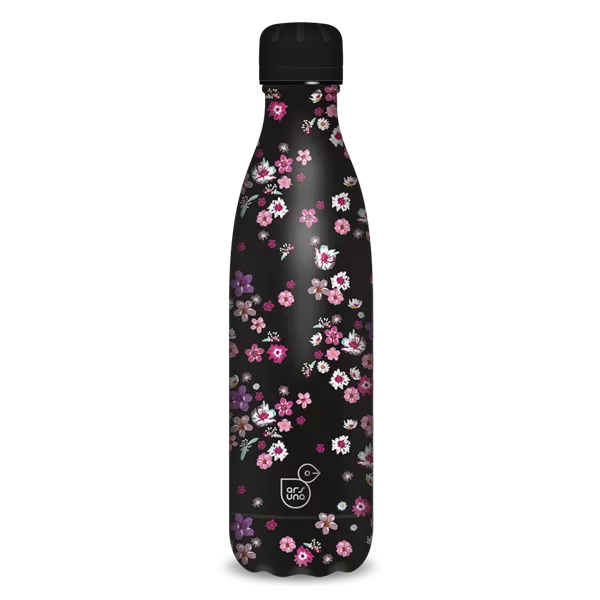 Ars Una 500 ml-es Pearl Blossom Black 24 (5377) duplafalú fémkulacs