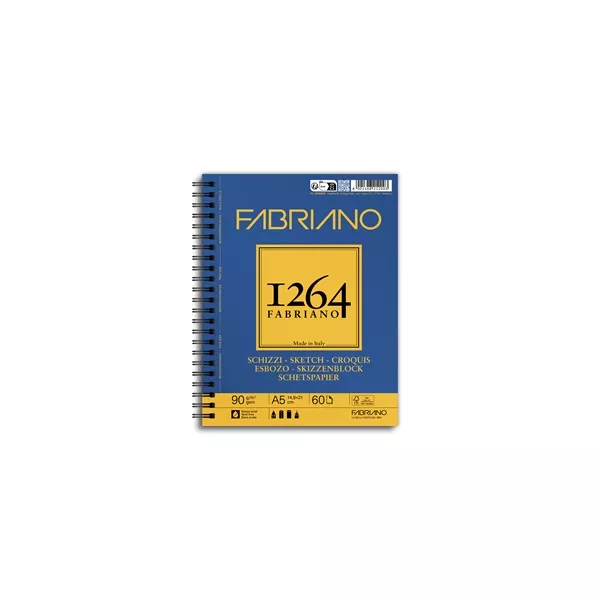 Fabriano 1264 Sketch 90 g A5 120 lap spirál rajz- és vázlattömb