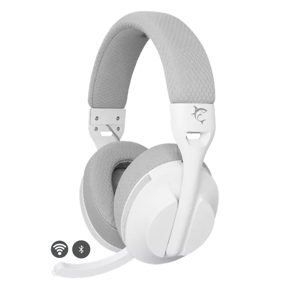 White Shark WS WGH-2441W FALCON-W vezeték nélküli fehér gamer headset