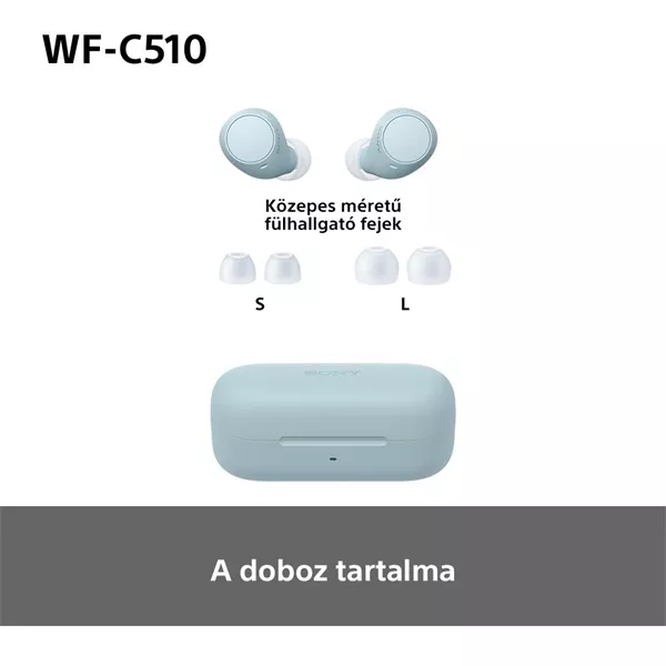 Sony WFC510L.CE7 True Wireless Bluetooth kék fülhallgató