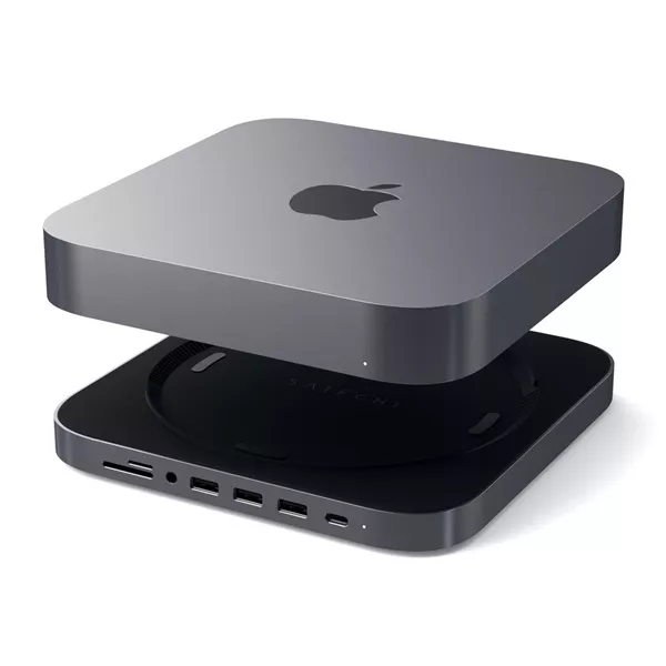 Satechi ST-ABHFM Type-C Mac Mini asztroszürke HUB és állvány