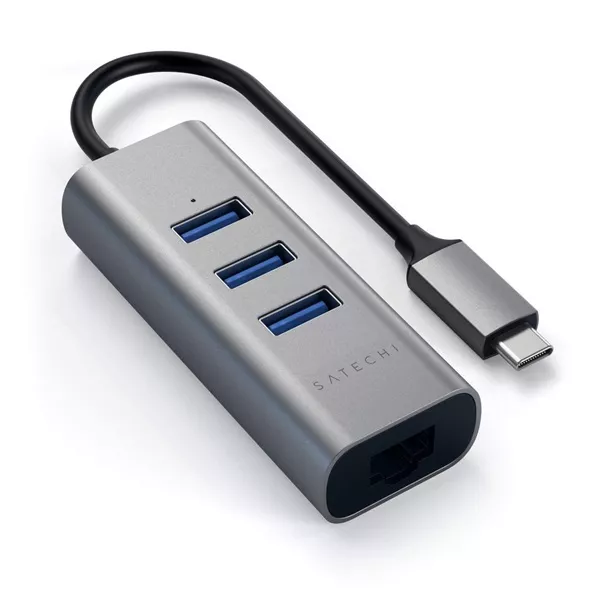 Satechi ST-TC2N1USB31AM Aluminium Type-C asztroszürke HUB