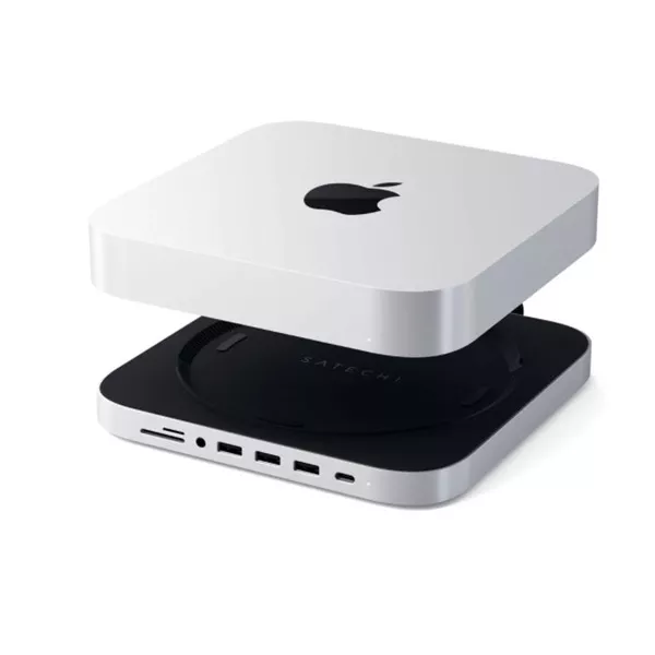 Satechi ST-ABHFS Type-C Mac Mini ezüst HUB és állvány