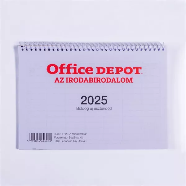 Office Depot 23TA 2025 asztali naptár