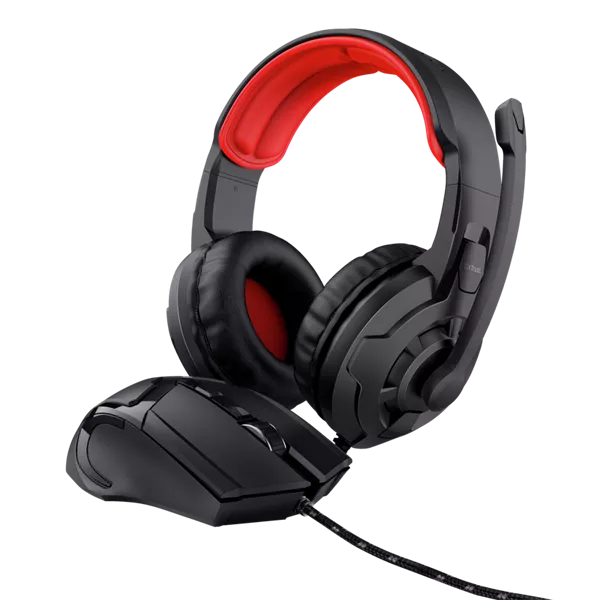 Trust GXT 785 Ravius 2in1 vezetékes gamer headset + vezetékes gamer egér