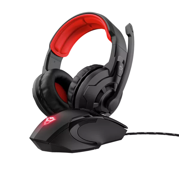 Trust GXT 785 Ravius 2in1 vezetékes gamer headset + vezetékes gamer egér