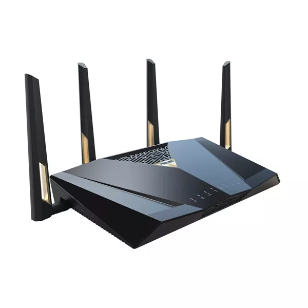 ASUS RT-BE88U 1376+5764Mbps fekete vezeték nélküli router