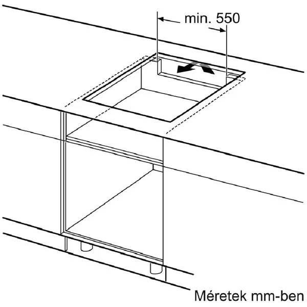 Bosch PUE64KBB5E beépíthető indukciós főzőlap