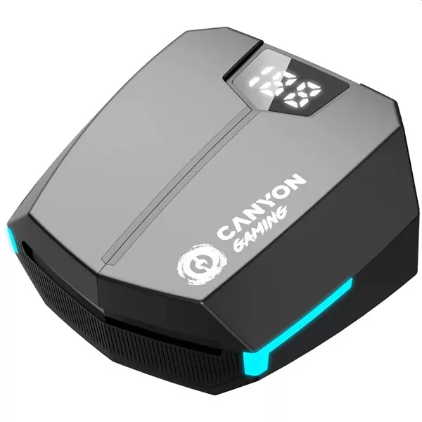 Canyon DoubleBee GTWS-2 True Wireless Bluetooth fekete gamer fülhallgató