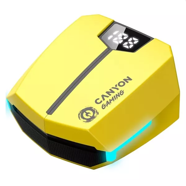 Canyon Doublebee GTWS-2 True Wireless Bluetooth sárga gamer fülhallgató