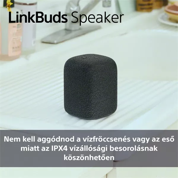 Sony SRS-LS1 LinkBuds fekete hordozható Bluetooth hangszóró