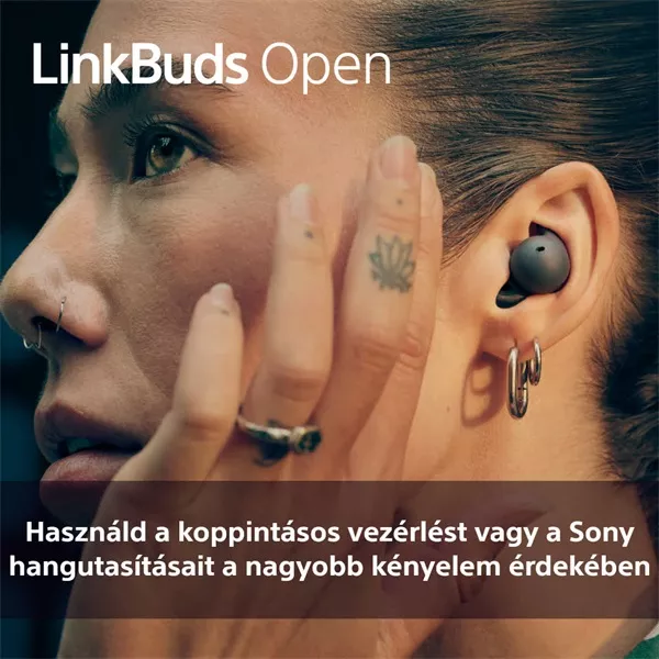 Sony WF-L910 Linkbuds Open True Wireless Bluetooth lila fülhallgató