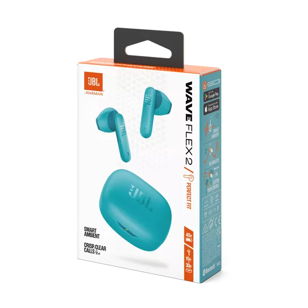 JBL Wave Flex 2 True Wireless Bluetooth kék fülhallgató