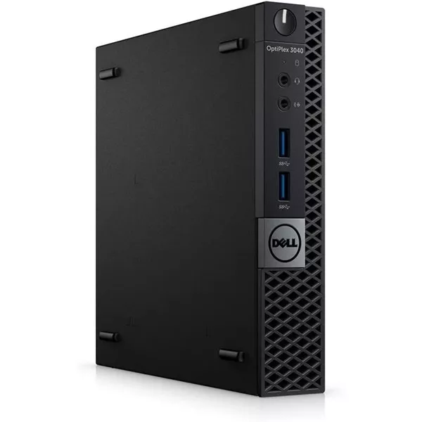 Dell Optiplex 3050 Micro/i5-7600T/16GB/512GB SSD/Win Pro COA/fekete asztali számítógép (Használt A+,felújított)