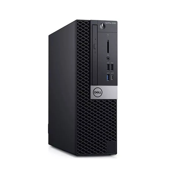 Dell Optiplex 5060 SFF/i5-9500/16GB/512GB SSD/Win Pro COA/fekete asztali számítógép (Használt A+,felújított)