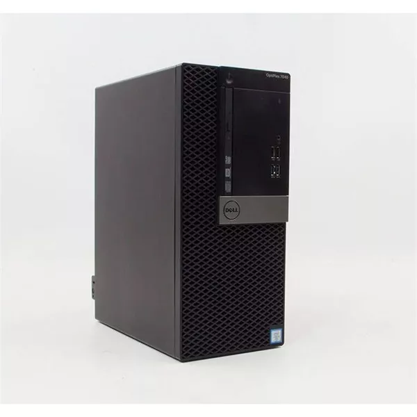 Dell Optiplex 7040 MT/i5-6600/16GB/240GB SSD/Win11 Pro COA/fekete asztali számítógép (Használt A+,felújított)