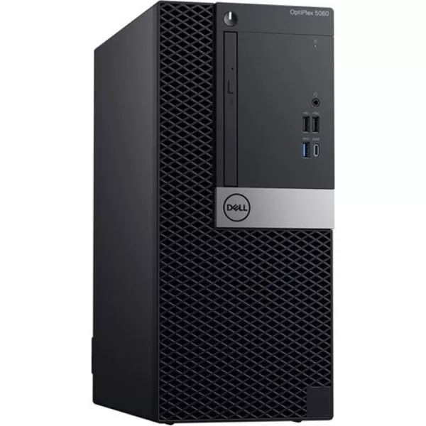 Dell Optiplex 5060 MT/i5-8500/16GB/512GB SSD/Win11 Pro COA/fekete asztali számítógép (Használt A+,felújított)