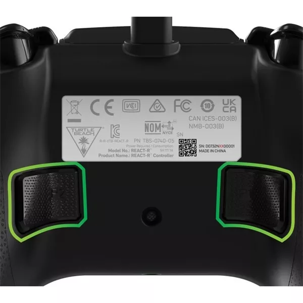 Turtle Beach TBS-0740-05 REACT-R PC/Xbox One/Xbox Series X|S vezetékes zöld kontroller