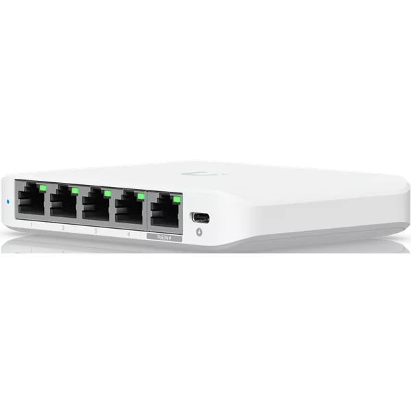 Ubiquiti UniFi USW-Flex-2.5G-5 Flex Mini 2.5G 5x2.5GbE Multi-Gig LAN port Switch