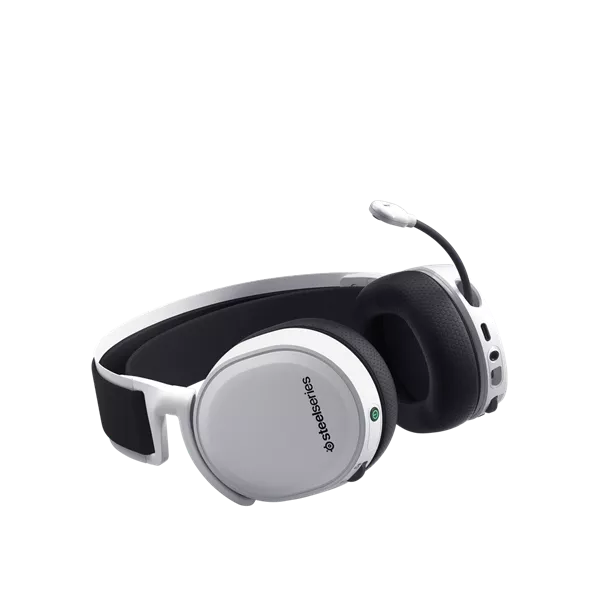 SteelSeries Arctis 7+ fehér vezeték nélküli gamer headset