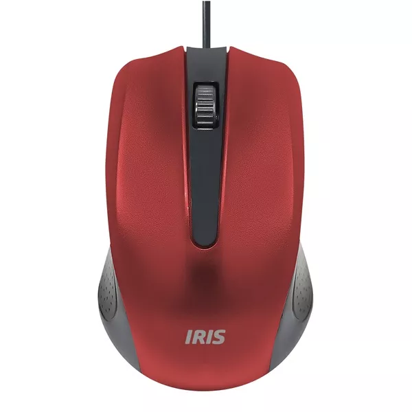 Iris IOM861-R Vezetékes Egér piros