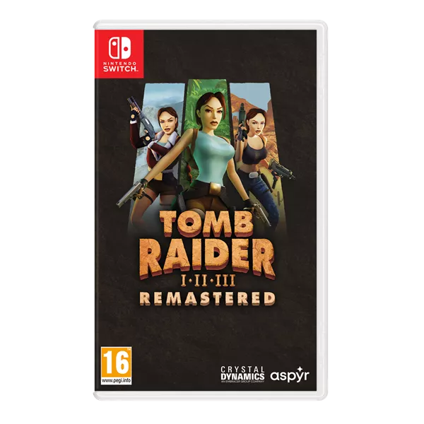 Tomb Raider I-III Remastered Starring Lara Croft Nintendo Switch játékszoftver