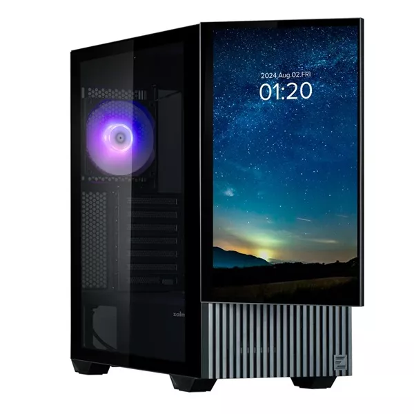 Zalman Z10 DS fekete (táp nélküli) ablakos ATX ház