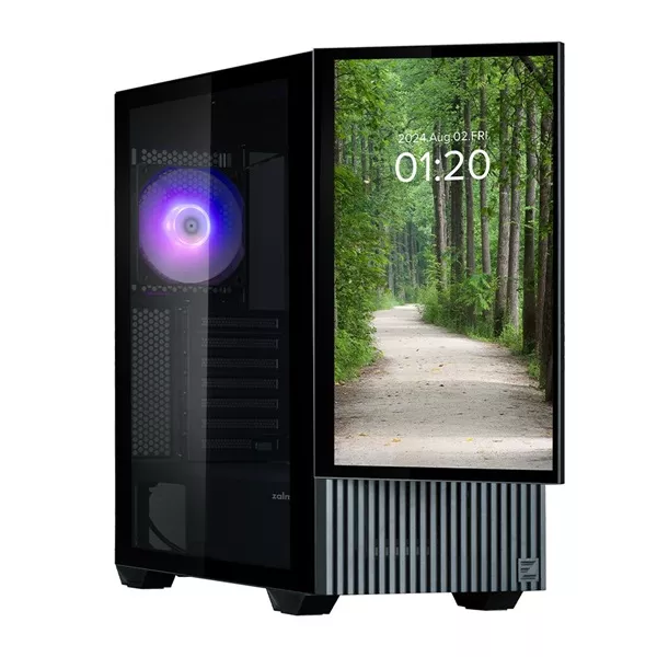 Zalman Z10 DS fekete (táp nélküli) ablakos ATX ház