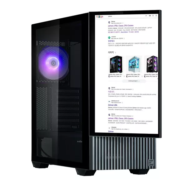 Zalman Z10 DS fekete (táp nélküli) ablakos ATX ház