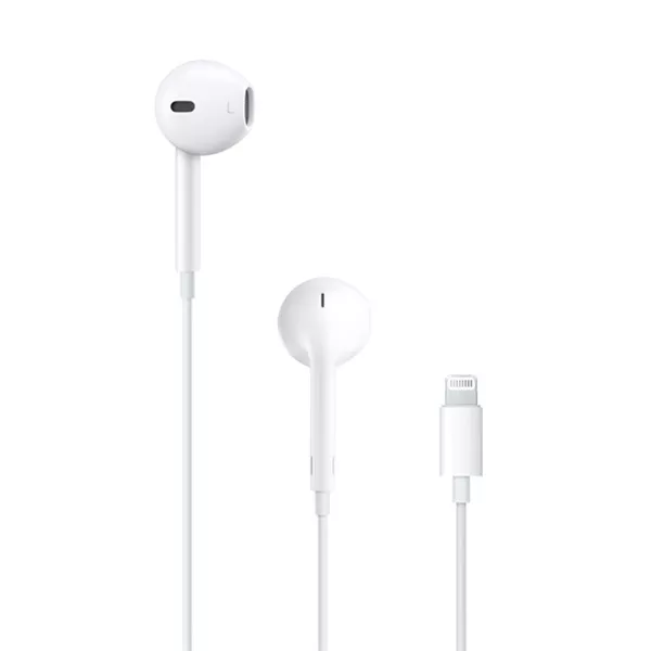 Apple Earpods Lightning csatlakozós távvezérlős fülhallgató