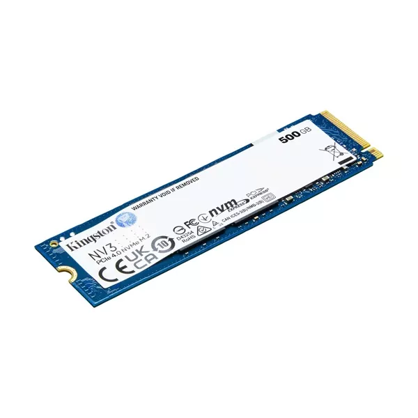 Kingston 500GB M.2 NVMe 2280 PCIe 4.0 NV3 (SNV3S/500G) SSD