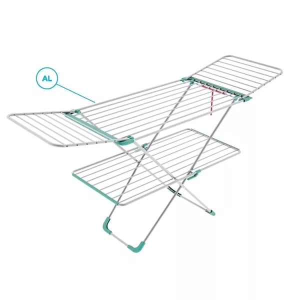Colombo DOUBLE 30m alumínium, kétszintes szétnyitható szárnyas ruhaszárító  ST797