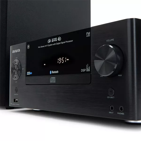 Aiwa MSBTU-500 fekete Midi HiFi rendszer