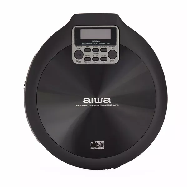 Aiwa PCD-810BK hordozható fekete CD lejátszó