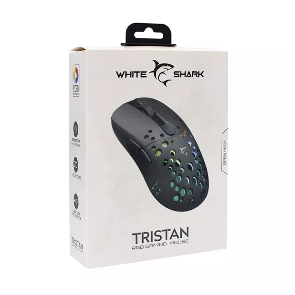 White Shark Tristan WS GM-9004-2 fekete gamer egér