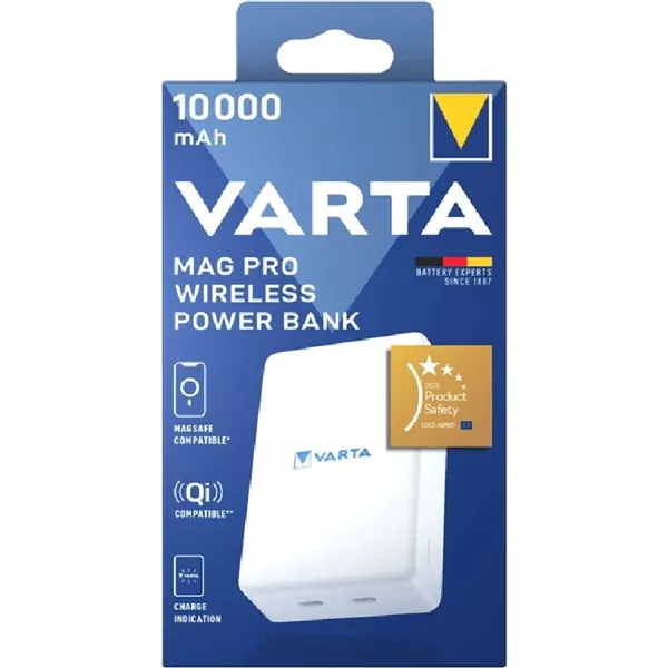 Varta Mag Pro Wireless vezeték nélküli 10.000mAh powerbank