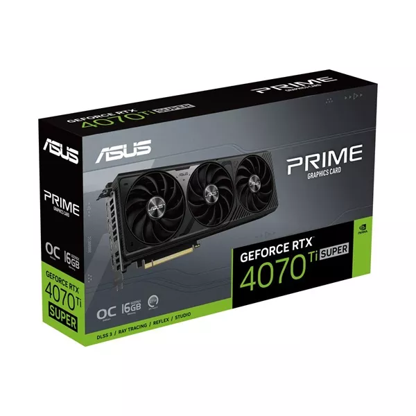 ASUS PRIME RTX 4070 TI SUPER OC 16GB GAMING GDDR6X PCIe videókártya