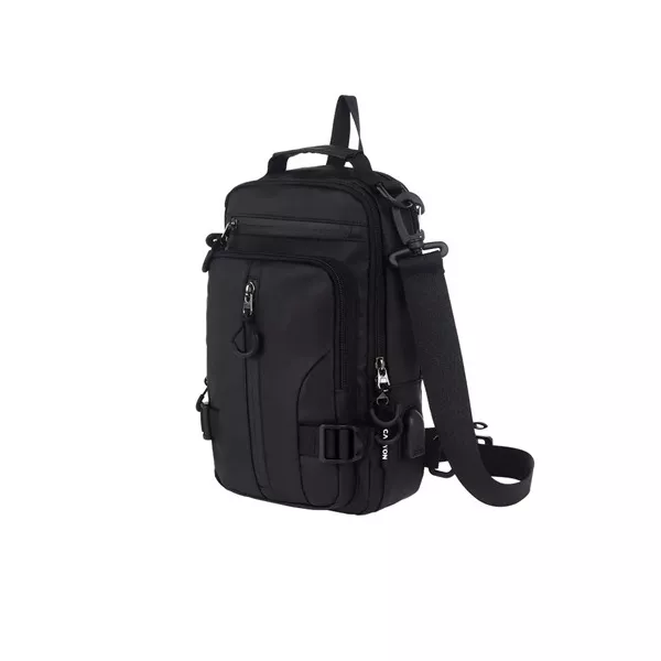 Canyon CB-1 Transformer Bag notebook/tablet poliészter oldaltáska/hátizsák fekete 3,5L